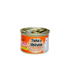 CIAO CIAO White Meat Tuna with Shirasu in Jelly Canned Cat Food 75g 75g  正面圖