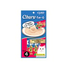 Ciao Ciao Churu White Tuna and Scallop Cat Treats 14gx4 14g  正面圖
