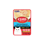CIAO CIAO Cat Pouch Soup Tuna  & Chicken Fillet Topping Shirasu 40g 40g  正面圖