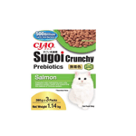 CIAO CIAO Sugoi Crunchy Salmon Flavor Plus Prebiotics Dry Cat Food 1.14kg 14kg  正面圖