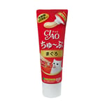 Ciao Ciao Churu Tube Tuna Maguro Grain-Free Liquid Cat Treat 80g 80g  正面圖