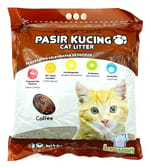 KAWAN PASIR KUCING 10L (KOPI) Cat litter KAWAN