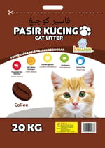 KAWAN PASIR KUCING 20KG (KOPI) Cat litter KAWAN