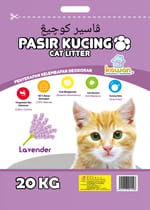 KAWAN PASIR KUCING 20KG (LAVENDER) Cat litter KAWAN