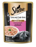 SHEBA POUCH 70G TUNA CRAB STICK Cat Wet Food SHEBA