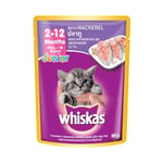 WKAS POUCH 80G JUNIOR MACKEREL Cat Wet Food WKAS