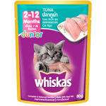 WKAS POUCH 80G JUNIOR TUNA Cat Wet Food WKAS