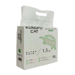 JZ-24 1.5MM KUNGFU TOFU CAT LITTER GREEN TEA 6L Cat litter KUNGFU