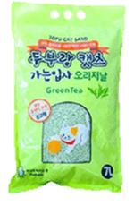 JZ-28 2.0MM BAMBOO TOFU CAT LITTER GREEN TEA 2.3KG Cat litter BAMBOO