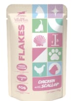 VitalPlus Flakes Ayam dengan Skalop Beg Kucing 70g (VP-FP06) Cat Wet Food VitalPlus