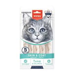Wanpy Wanpy Functional Creamy Lickable Cat Treat - Tuna & Salmon  14gx5 14g  正面圖