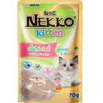 NEKKO NEKKO KITTEN CHICKEN MEAT CREAMY 70g 70g  正面圖