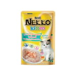 NEKKO NEKKO KITTEN TUNA TOPPING SALMON IN GRAVY 70g 70g  正面圖
