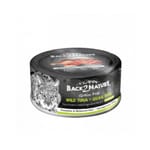Back2nature Back2nature 貓罐頭 無穀物肉絲主食罐 野生吞拿魚+鵪鶉蛋 80g 80g  正面圖