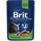 Brit Premium Kucing Dengan Hiris Ayam Untuk Steril 100g Cat Wet Food Brit Premium